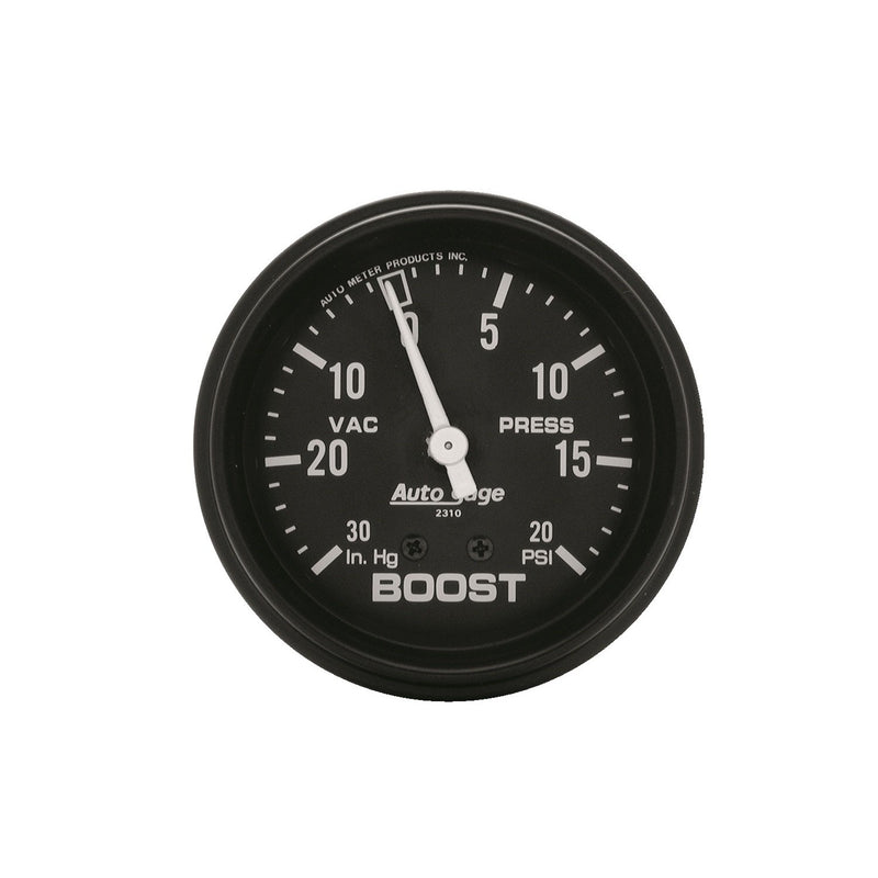 AUTO METER Autogage 2310 Boost-Vac/Pressure Gauge 2.625 in.