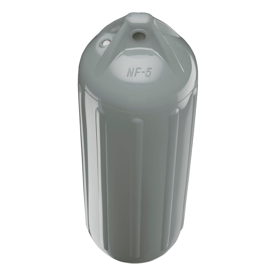 NF-5 Polyform Boat Fender - Grey