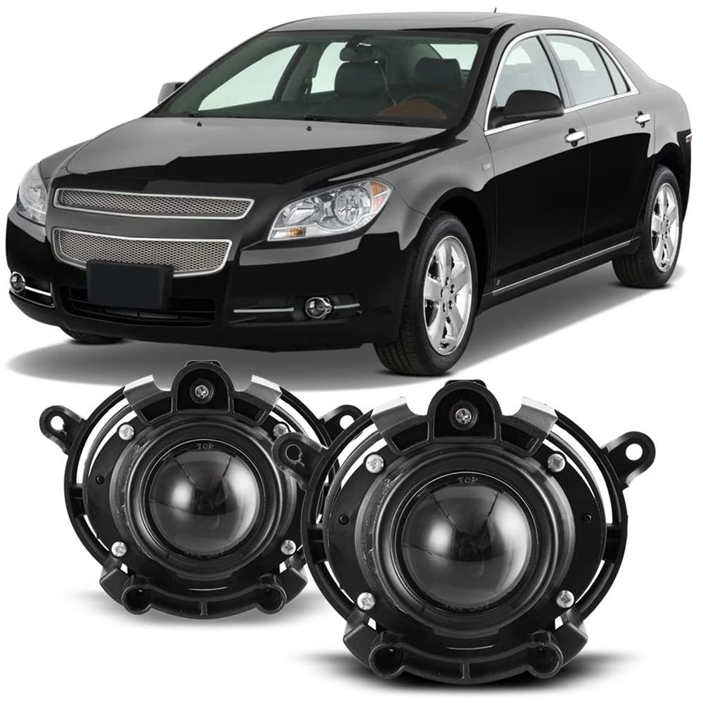 Winjet Driving Projector Fog Lights Compatible with [2007-2015 Chevrolet Allure Encore LaCrosse CTS XLR Malibu Aura]