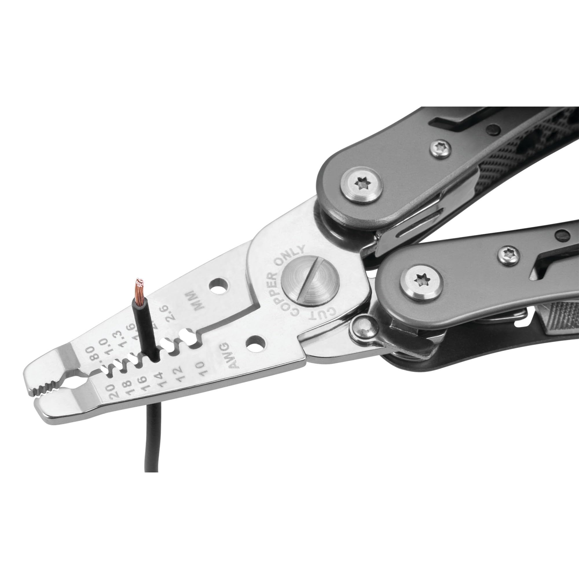 W86506 Performance Tool 13-in-1 Electrician Multi-Tool (Wire Strippers, Long Nose Pilers, Wire Cutters and more) Strip & Cut 10 to 18 AWG Solid Wire