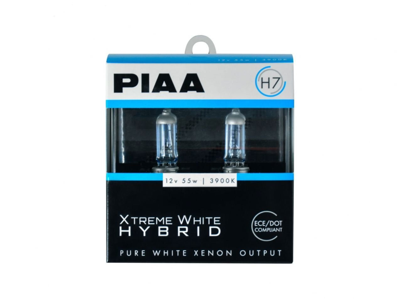 Xtreme White PIAA Hybrid H7 Bulb (3900K - 12V 55W), 2 Pack