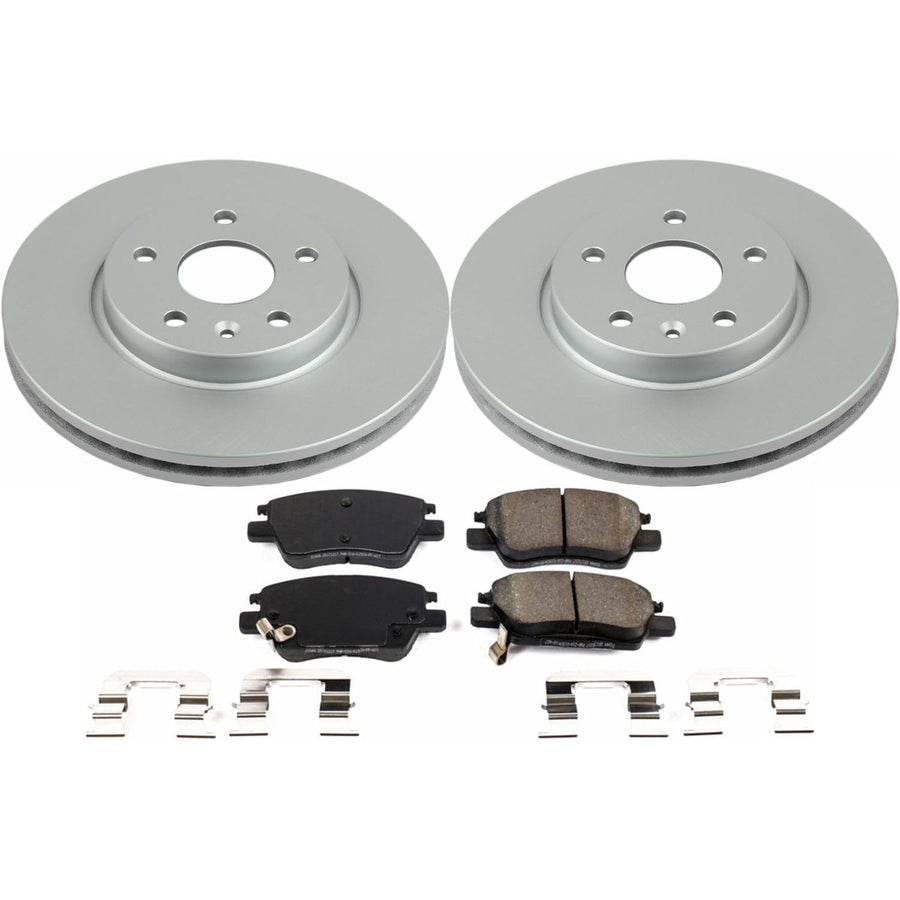 Z17 Evolution Power Stop Geomet® Coated Brake Kit Front CRK7399