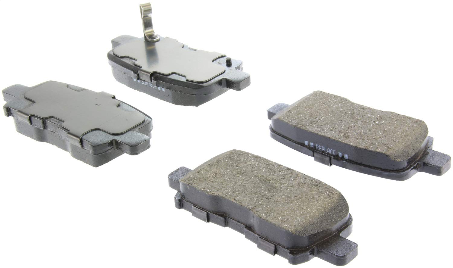 Rear StopTech 308.08650 Brake Pads with Shims and Hardware Street