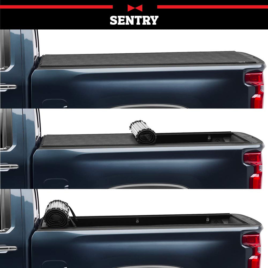 TruXedo Sentry Hard Rolling Truck Bed Tonneau Cover | 1588601 | Fits 2004 - 2015 Nissan Titan w/ or w/o Track System 6' 7" Bed (78.9")