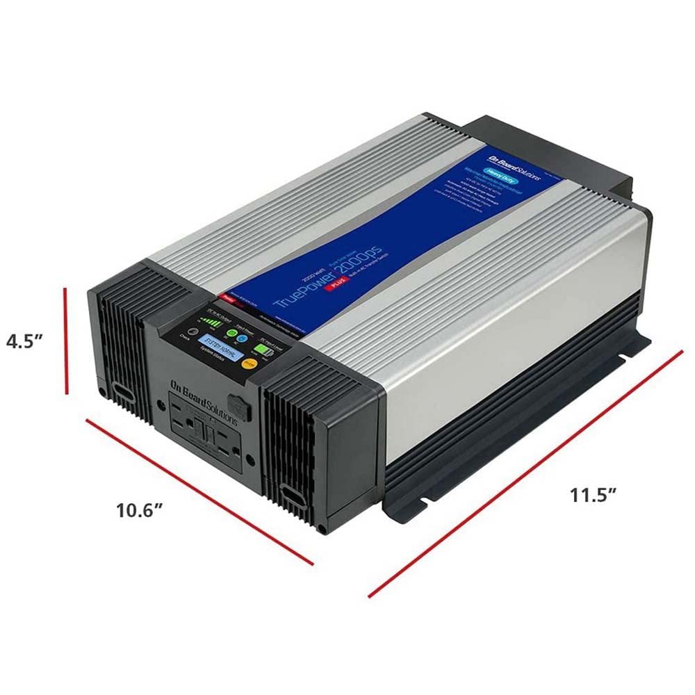 2000W ProMariner 07200 Inverter, 12V Pure Sine