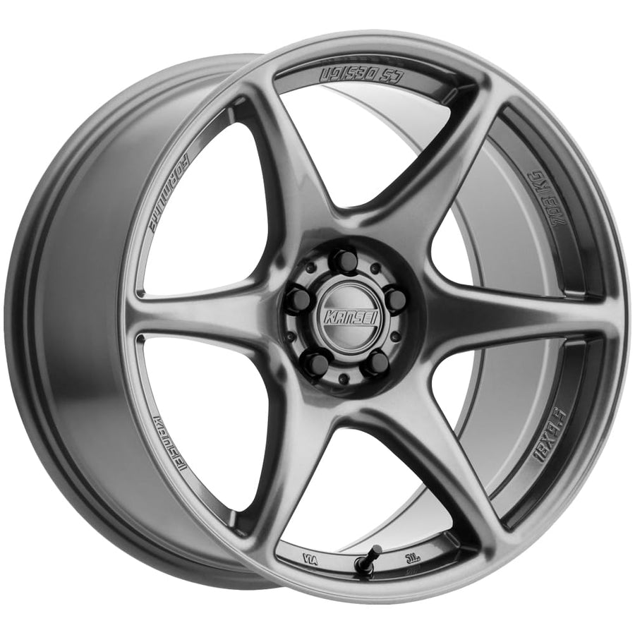 Kansei 18X9 Tandem GM 5X114.3 +35 Offset 73.1 Hub Gloss Gunmetal Wheel Rim