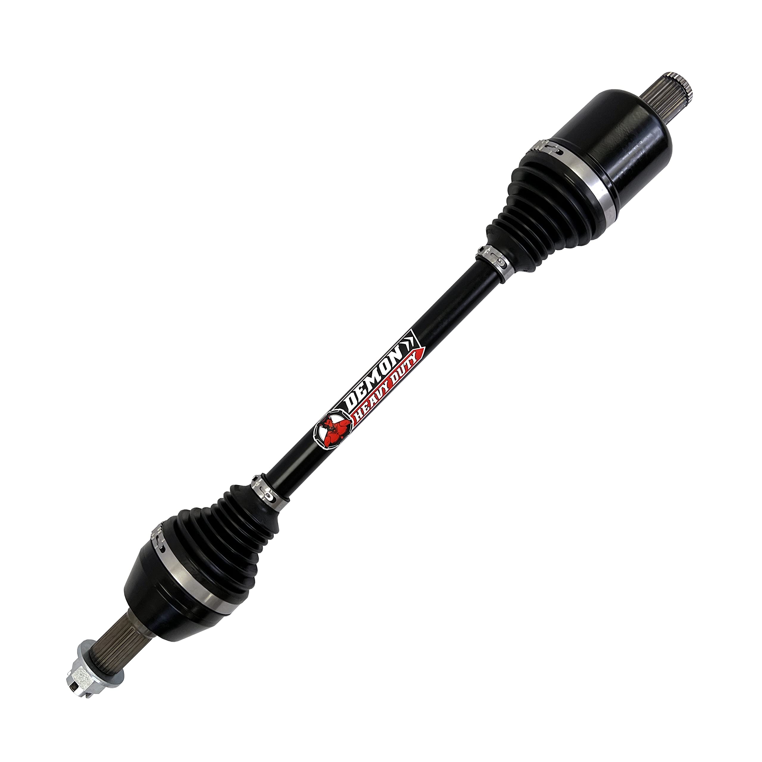 Demon Powersports Heavy Duty Rear Left/Right Axle for (2020-21) Polaris Sportsman/Scrambler 1000, In 4340 Chromoly Steel, In Dual Heat Treated Strength, Wider Angles OEM: 1334203