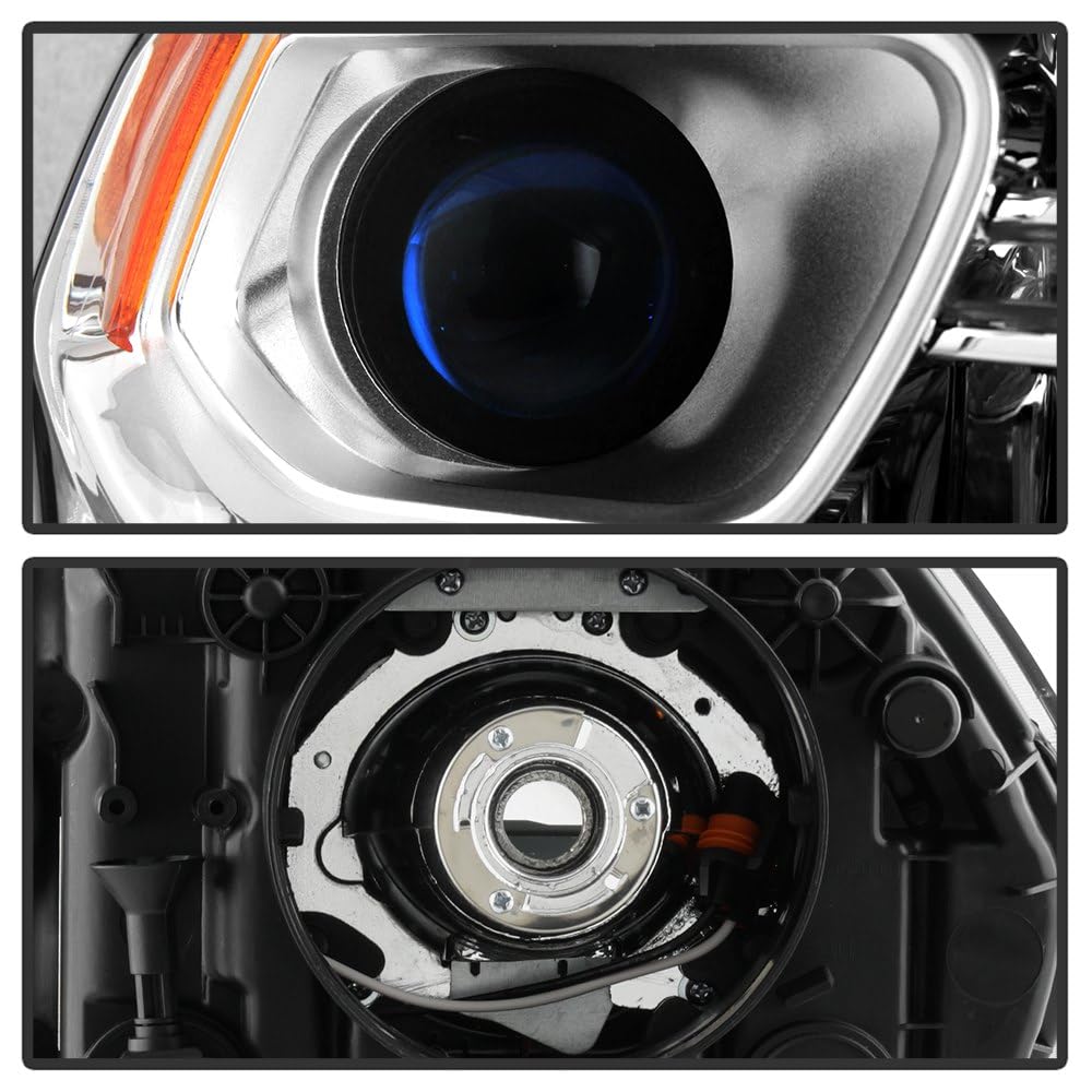 Dodge Durango 2014-2017 Spyder (OE) Halogen Without DRL LED Models Only (Do Not Fit Xenon HID Models) OEM Style Driver Side Headlight - Right - Chrome