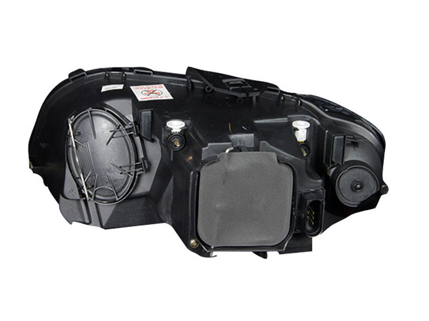 Black Clear AnzoUSA R8 LED Style Projector Headlight for Audi A3 - (Sold in Pairs)