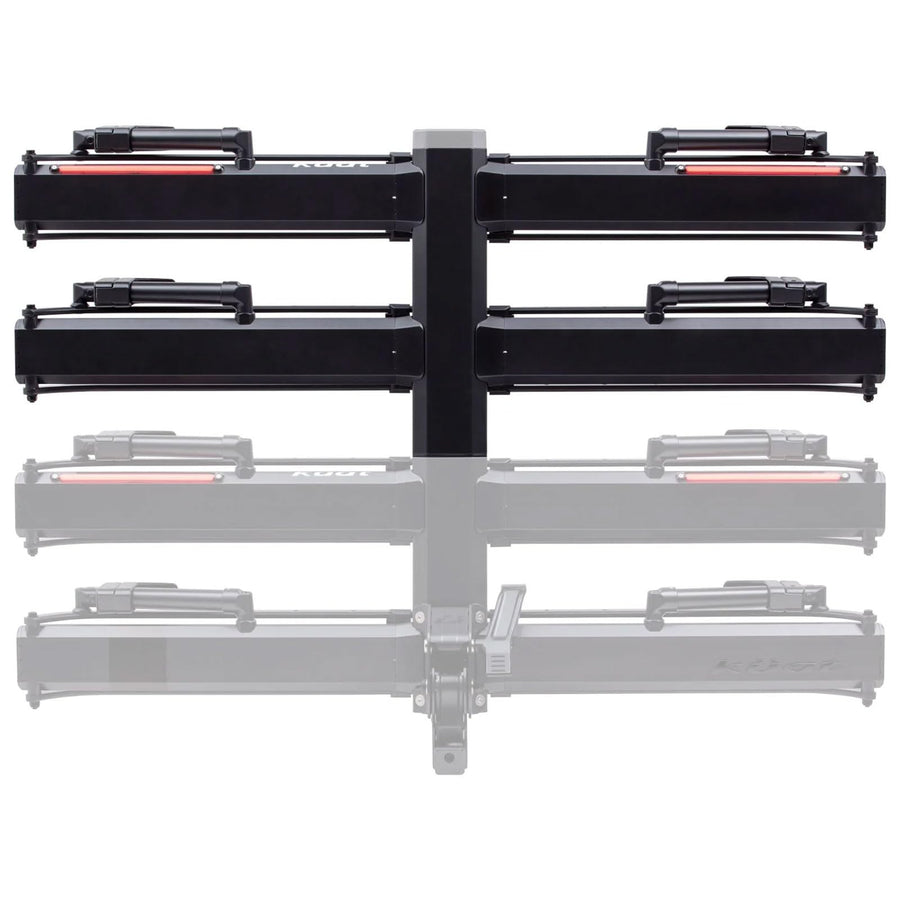 Piston Pro X KUAT 2-Bike Add-On - Rugged Durable Kashima-Coated Portable No Frame Contact Easy-to-Attach Bicycle Rack Expansion Kit Compatible with 2" Piston Pro X LED Hitch Rack
