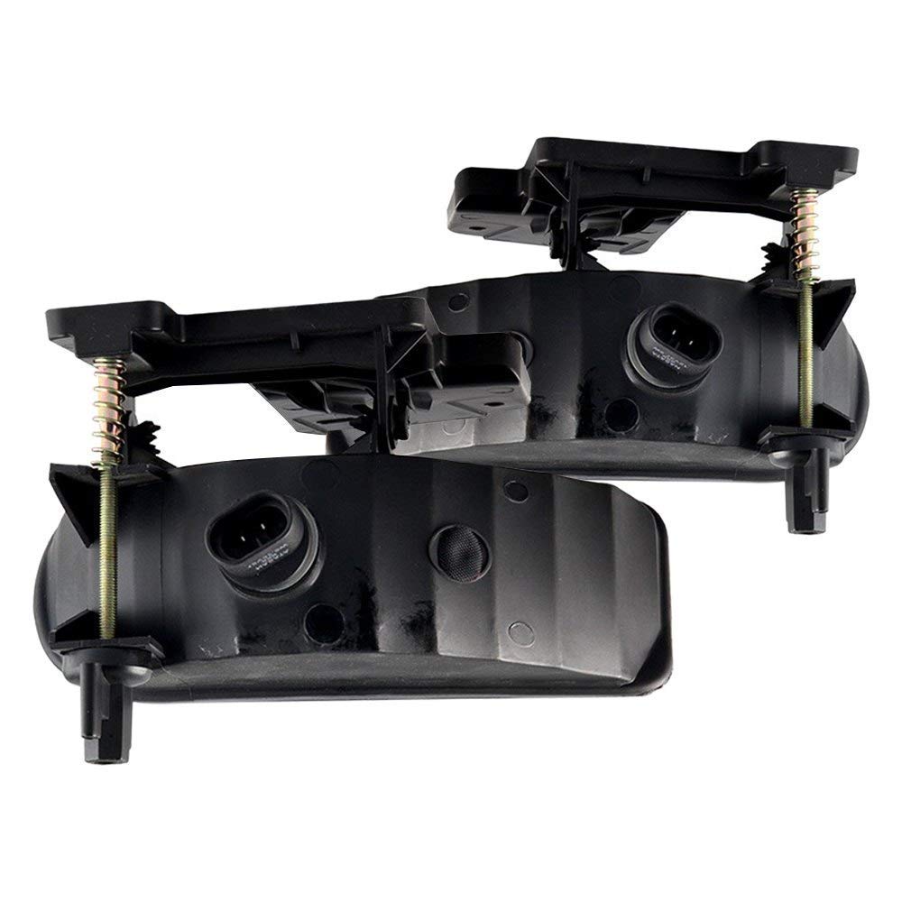 Winjet Fog Light WJ30-0388-11 Replacements Pair Left & Right OE Fitment Bulbs Included for 1999-2002 GMC Sierra 1500/2500 & 2001-2002 GMC Sierra 2500 HD/3500 - Smoked Lens