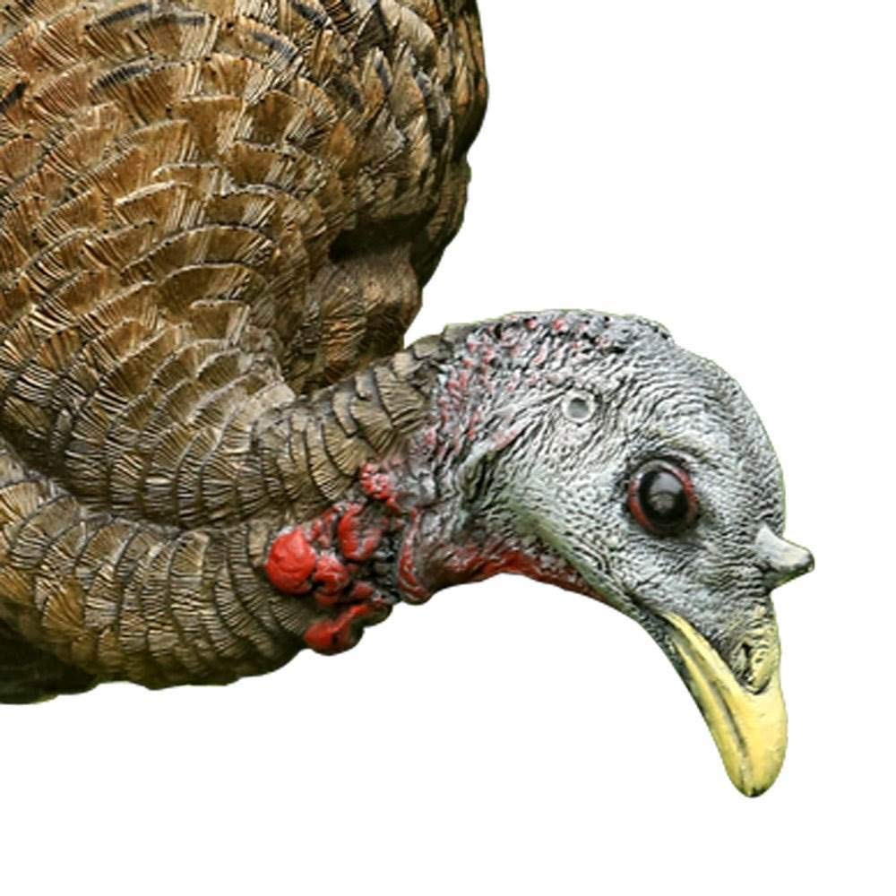 AVIAN-X Feeder LCD Turkey Hen Decoy | Durable Realistic Lifelike Collapsible Standing Hunting Decoy with Carry Bag & Stake, AVX8007