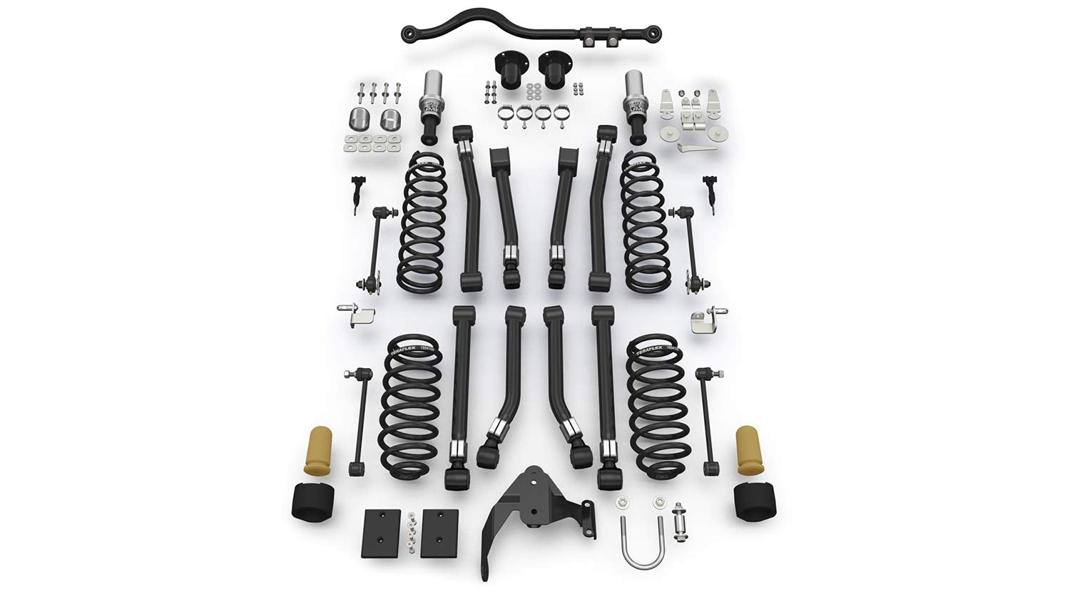 3” TeraFlex JK 2dr: Alpine RT3 Short Arm Suspension System – No Shock Absorbers