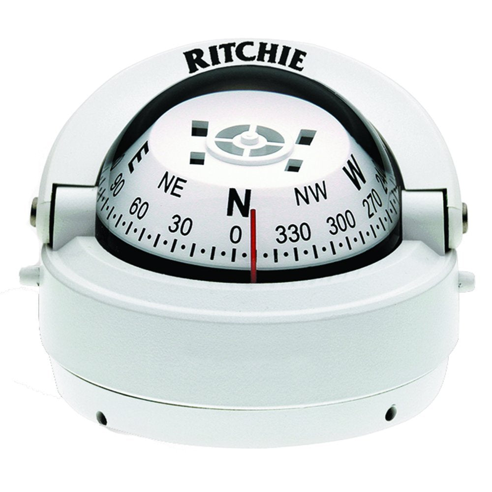 Explorer Compass Ritchie S-53W - Surface Mount - White