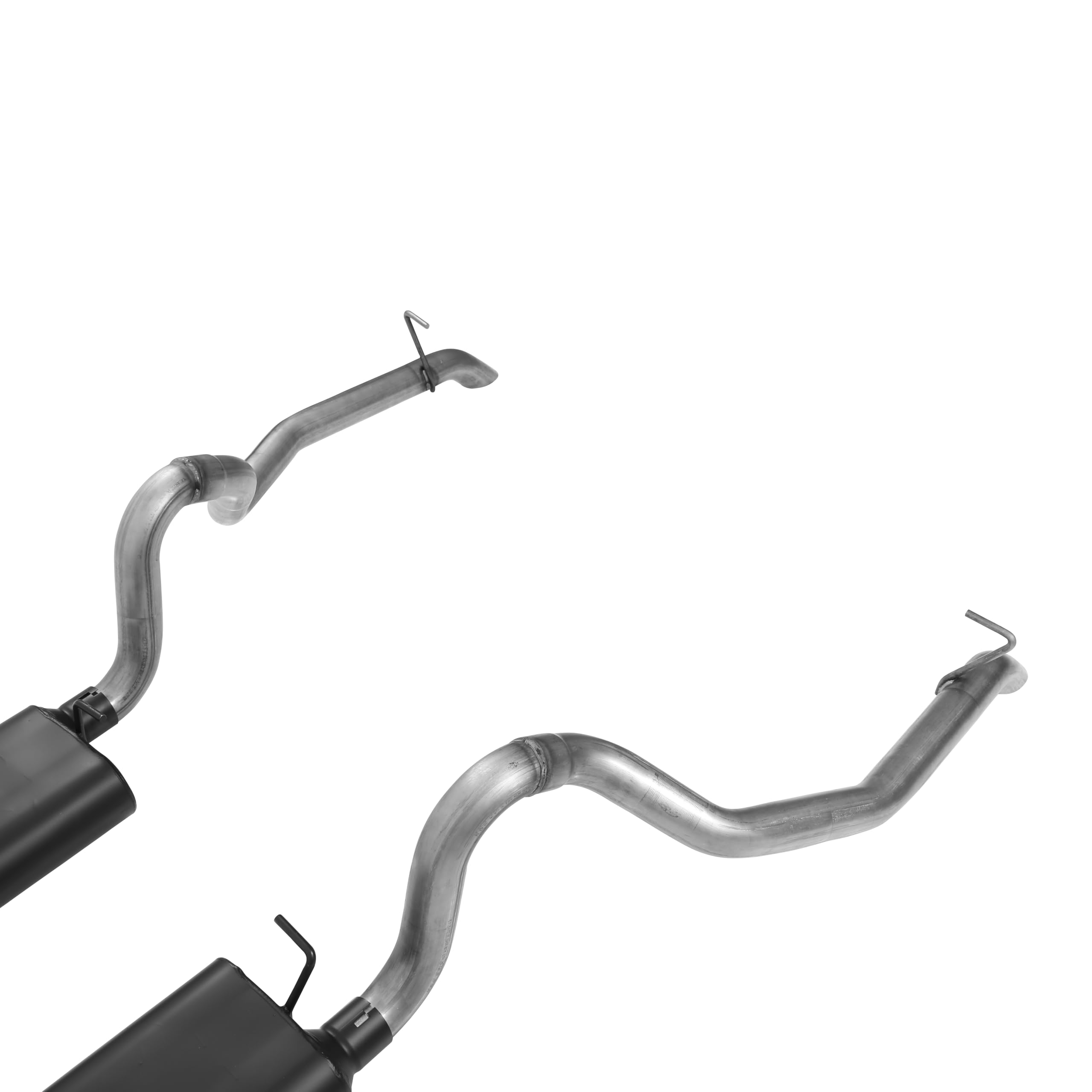 American Thunder Flowmaster 17116 Cat-Back Exhaust Kit 2.5 Inch Aluminized Steel Compatible with 1987-1993 Ford Mustang GT 5.0L engine. Coupes and Convertibles