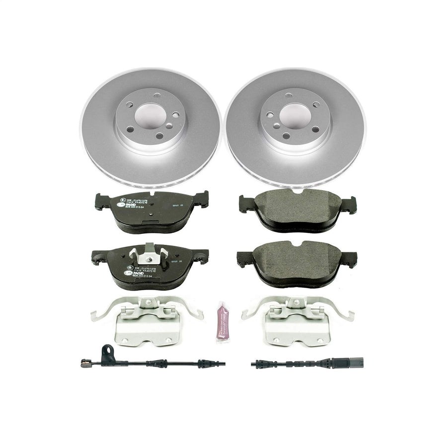 Euro-Stop Power Stop Brake Kit and 1 Front Sensor Wire For BMW X5 2011-2018, BMW X6 2011-2019 [Model Specific]