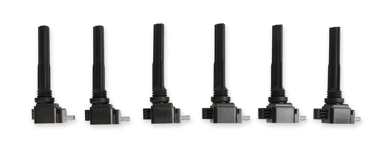 6-Pack MSD 827063 Ignition Coils, Black