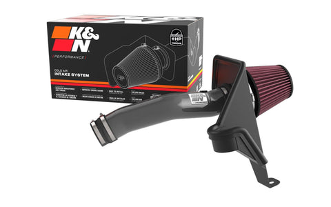 K&N Cold Air Intake System: Performance Increase & Towing High-Flow Air Filter: Compatible with 2021-2025 Jeep: Grand Cherokee, 77-1587KC