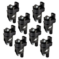 Mishimoto Coil Ignition, Compatible with GM LS2/LS3/LS4/LS7/LS9 (Round), Set of 8
