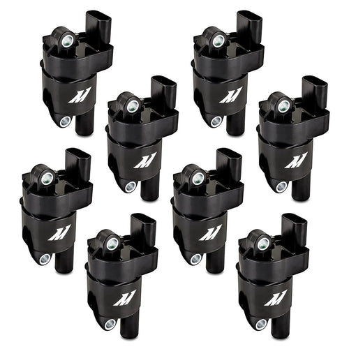 Mishimoto Coil Ignition, Compatible with GM LS2/LS3/LS4/LS7/LS9 (Round), Set of 8