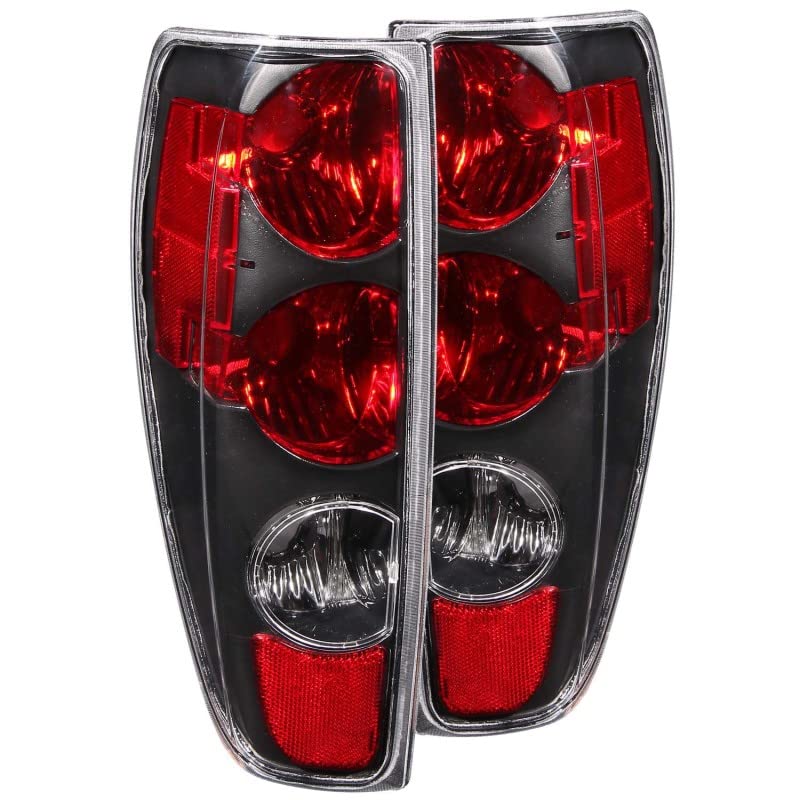 Black Euro Tail Light Set-Clear Lens ANZO USA 211007