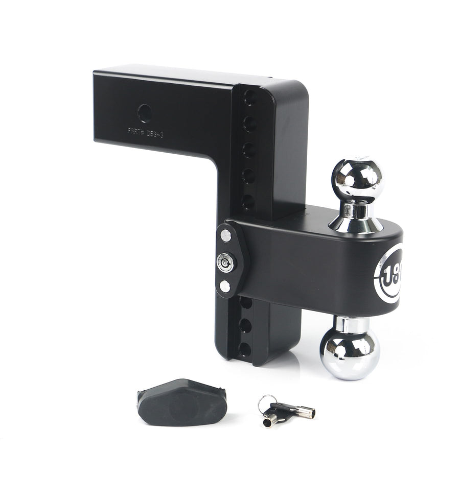 Weight Safe 8" Drop Hitch WS8-3-CER-BLA w/ 3" Shank (8K/21K GTWR) Cerakote Black Coating