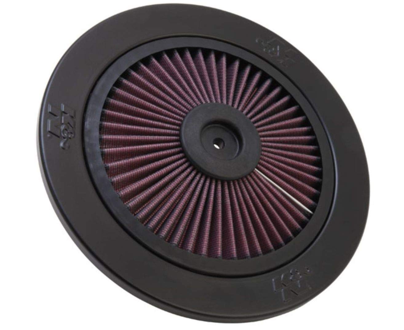 K&N X-Stream Filter: High Performance, Premium, Washable, Replacement Engine Top Filter: Filter Height: 1 In, Shape: Round Lid, 66-0901