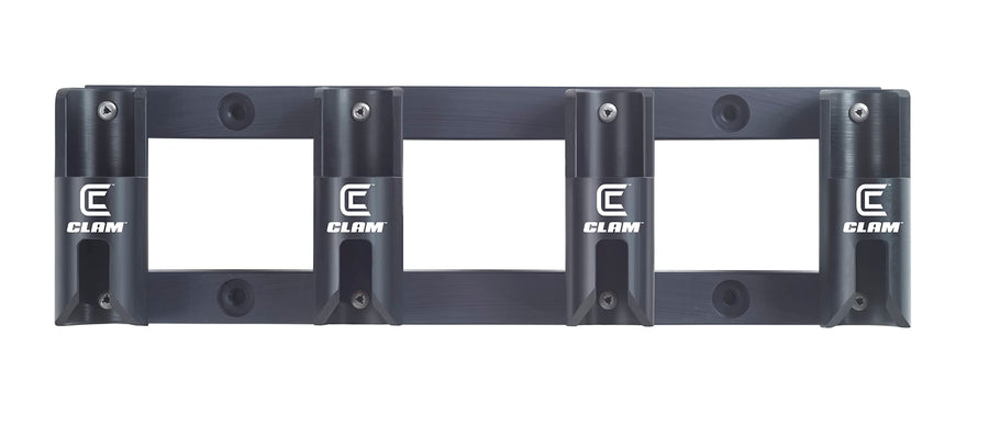Clam 4 Rod Holder Multi Position 9556, Black