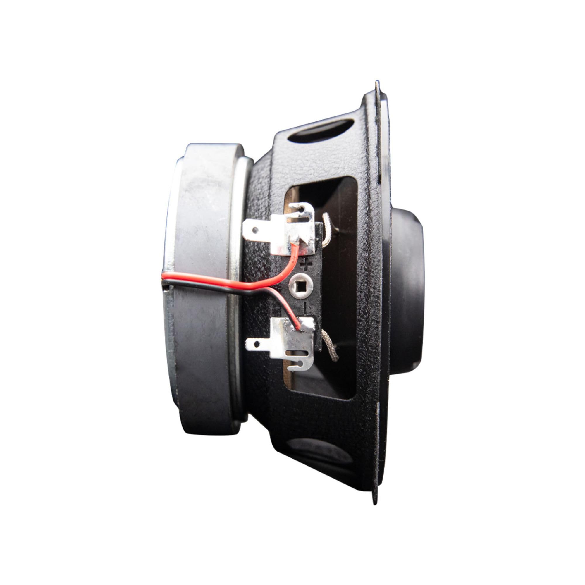 MB Quart 4" Discus High-Performance 2-Way Car Audio Component Coaxial Speakers, 80W Peak Power, 40W RMS, 4 Ohm, and 88db Sensitivity