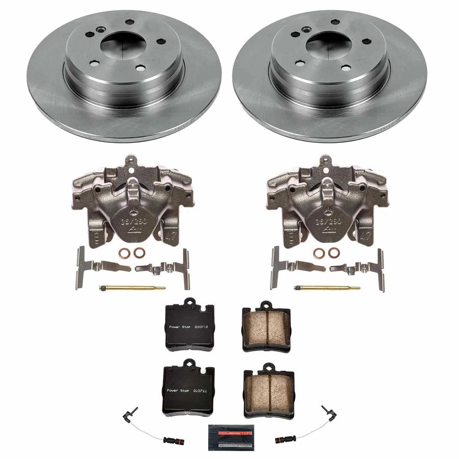 Power Stop KCOE621 Autospecialty Brake Caliper Kit- Brake Rotors, Brake Pads & Calipers For Mercedes CLK320, Mercedes E300, Mercedes E320, Mercedes E, Mercedes E430 [Model Specific]