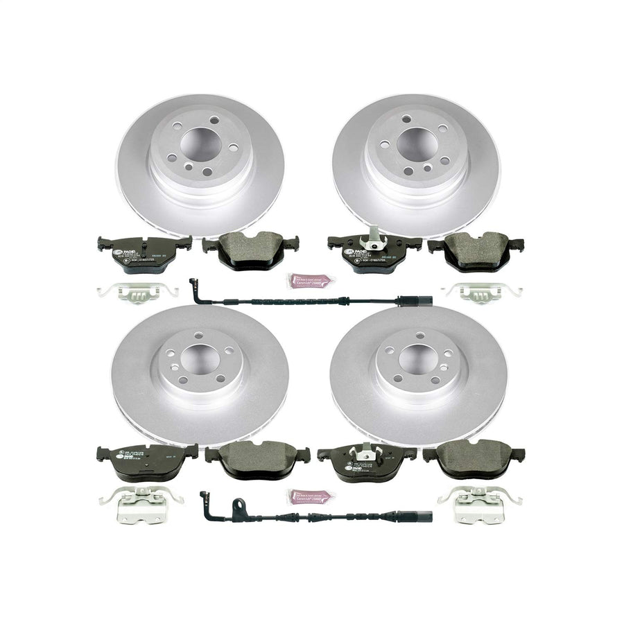 Power Stop ESK6162 Euro-Stop Brake Kit Front & Rear For BMW X5 2009-2010, BMW X6 2009-2010 [Model Specific]