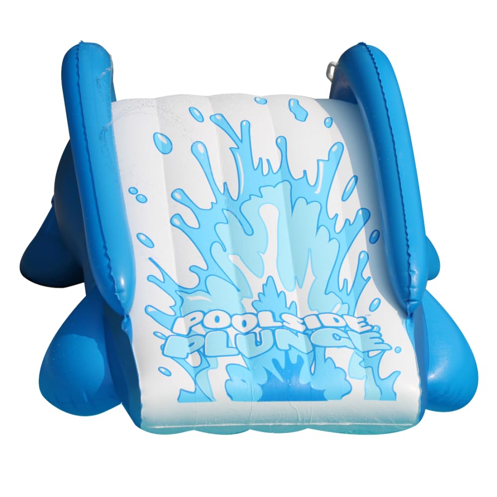 Poolside Plunge Rave (67 X 33 X 33-Inch, Blue/White)