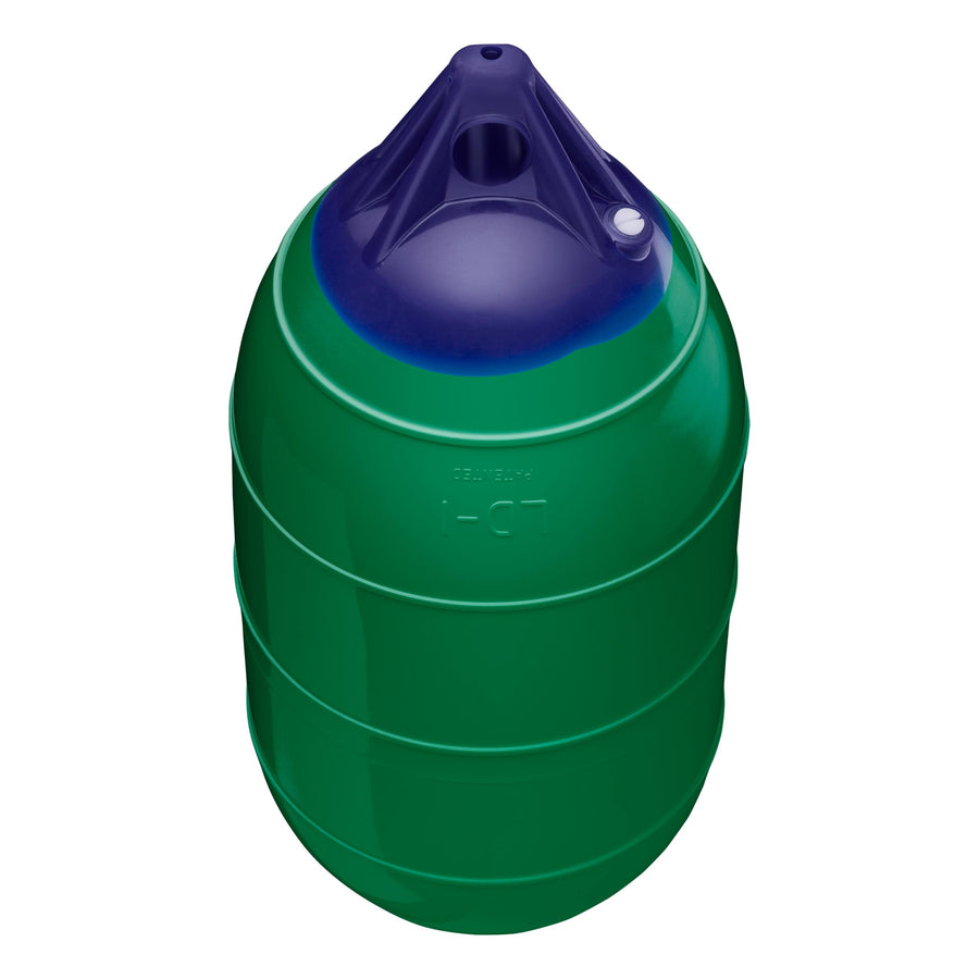 Polyform LD-Series Buoy Low Drag LD-1 Standard Blue Ropehold - Forest Green