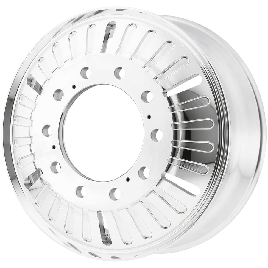 ATX Wheels Factory AO40322510104 Wheel with Aluminum (22.5 x 8.25 inches /10 x 285 mm, 144 mm Offset)