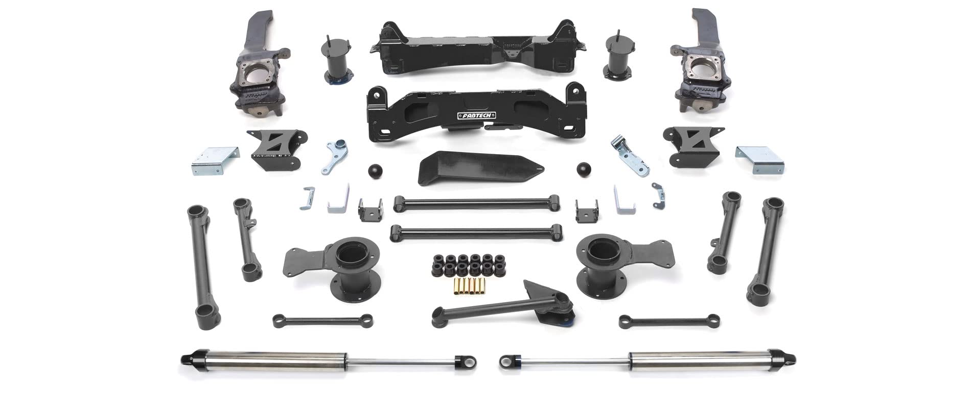 6" Fabtech Basic System W/RR DLSS SHKS for 2010-13 Toyota FJ 4WD