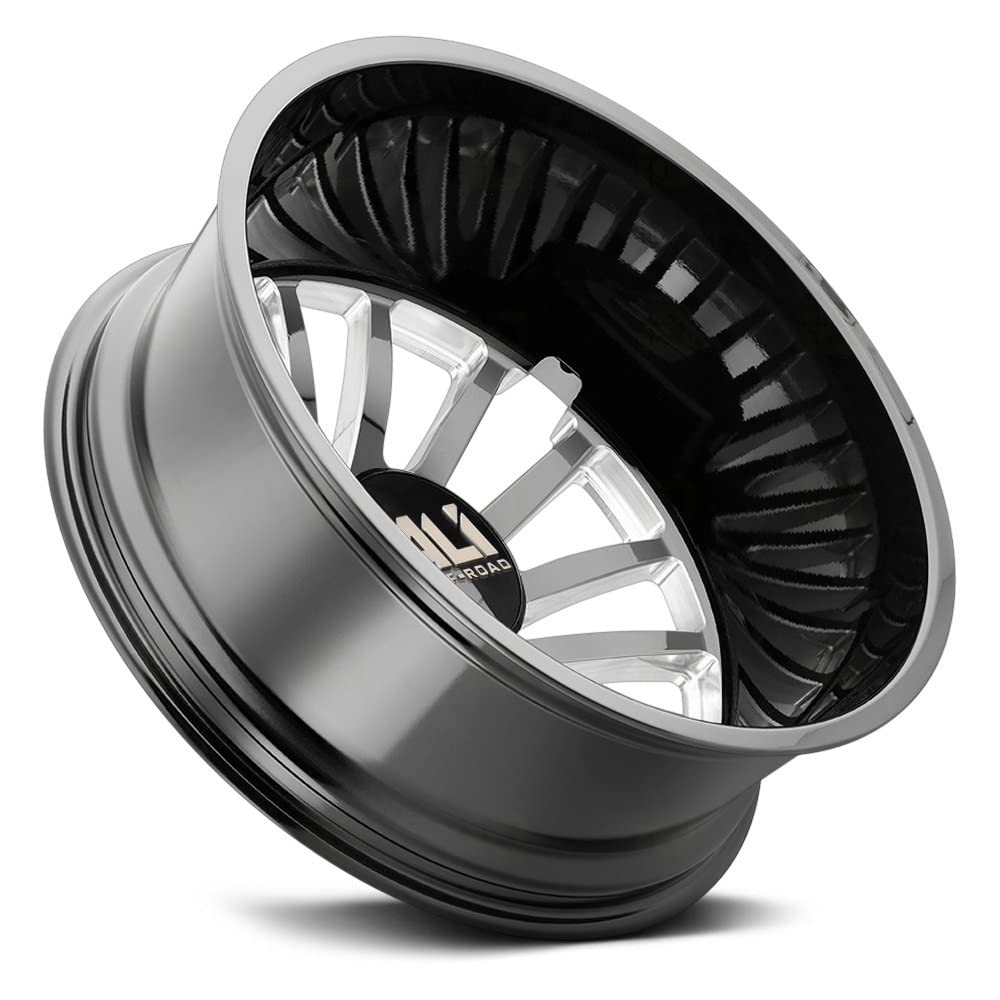 SUMMIT CALI OFF-ROAD DUALLY Black Wheel with Painted (22 x 8.25 inches /8 x 200 mm, 115 mm Offset)