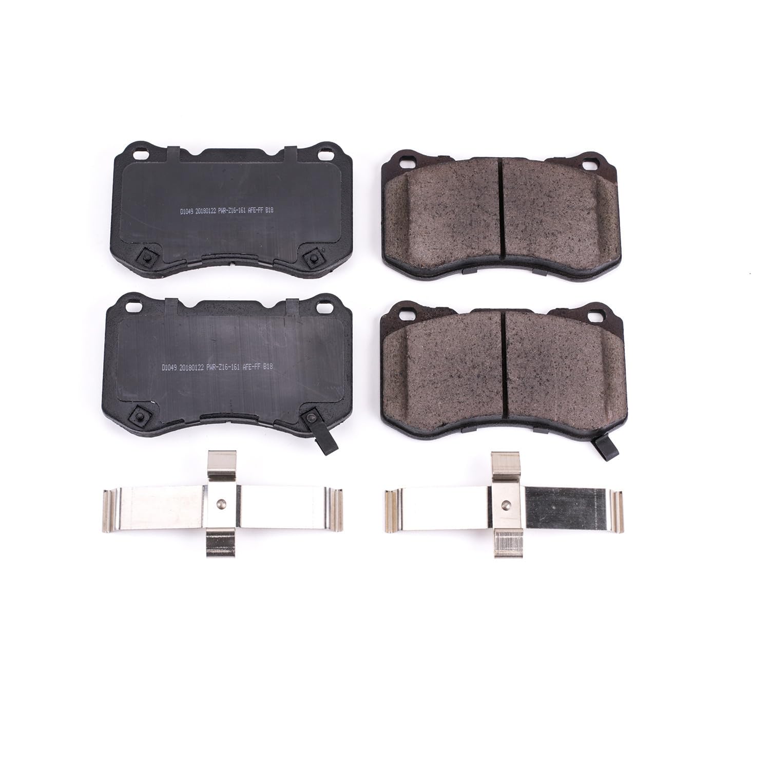 Power Stop Brake Kit Front For Acura TL 2004-08 - Ceramic Brake Pads With Installation Hardware, 17-1049