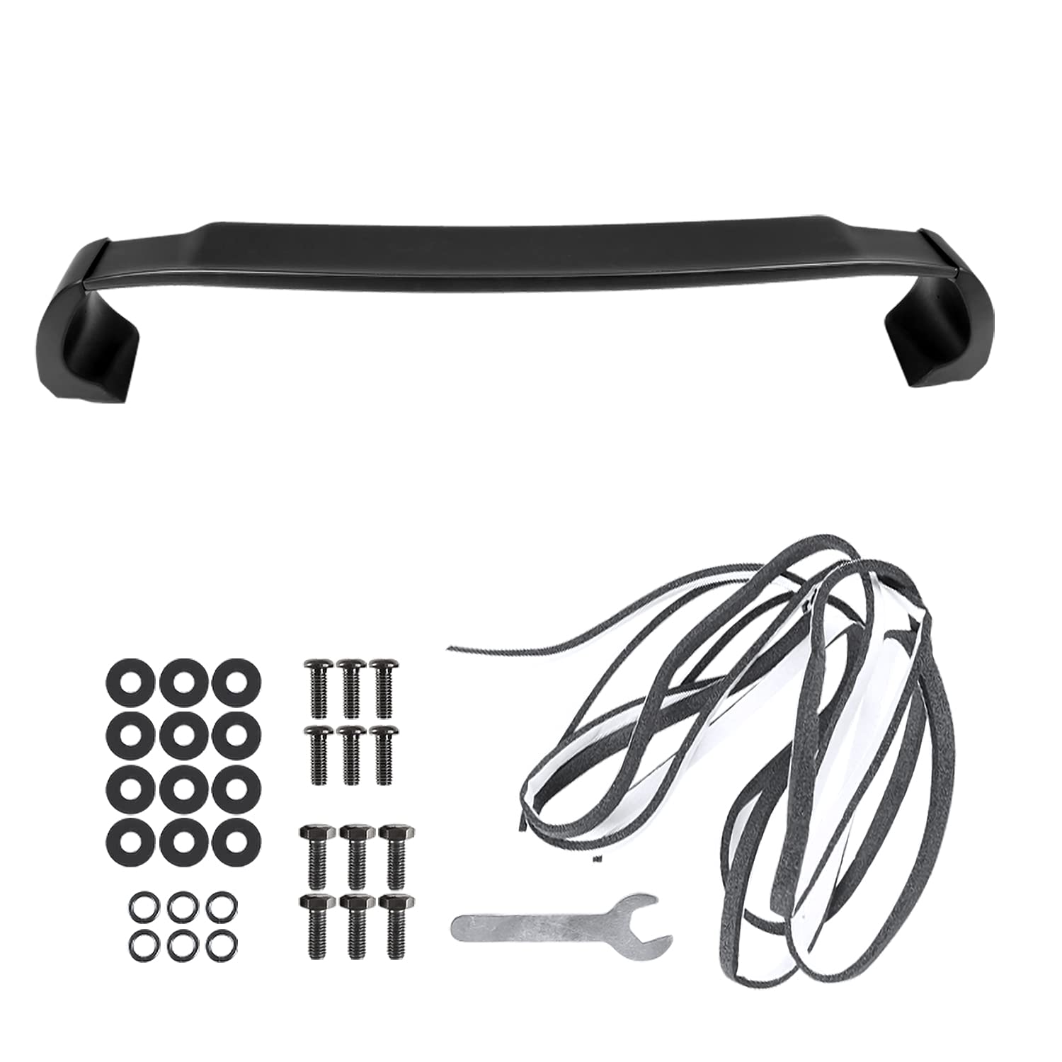 Matte Black ABS Rear Trunk Spoiler Spec-D Tuning For 2006-2011 Honda Civic Sedan Models