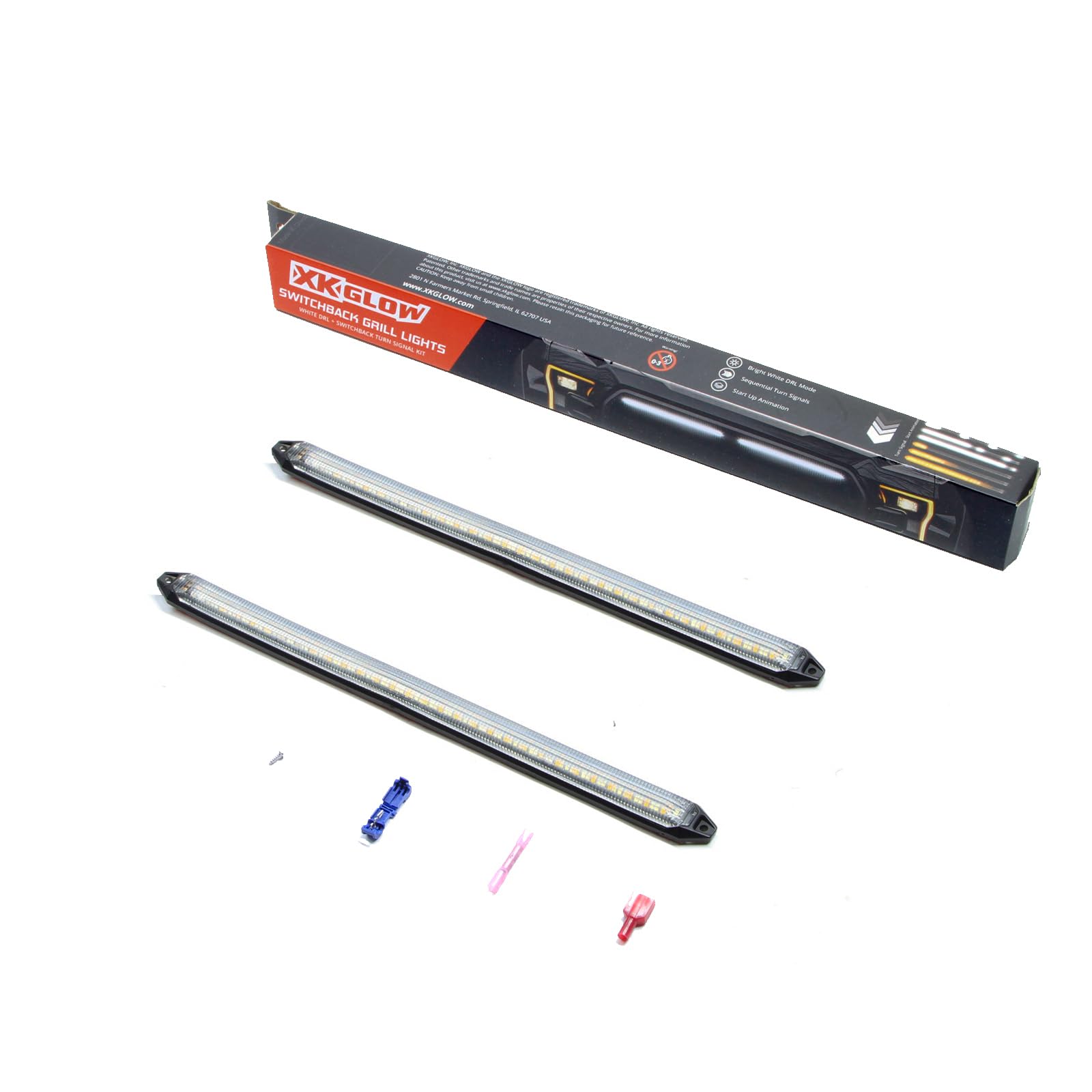 11" XKGLOW Switchback Grill Lights With Start-up Animation & Sequential Turn Signal