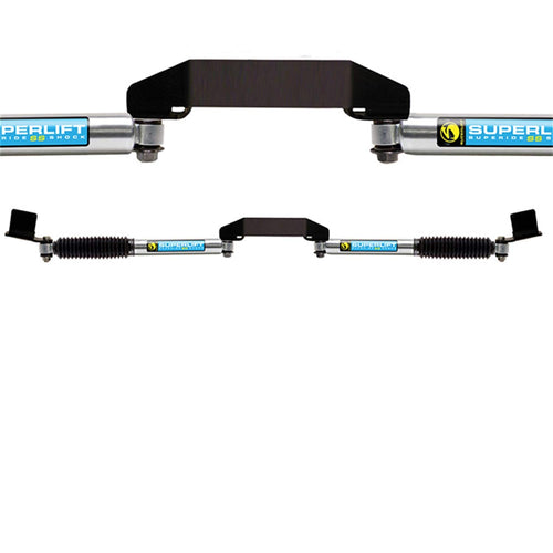 SUPERLIFT SUSPENSION RealTruck Dual Stabilizer Kit for RAM 2500/3500 | Bilstein 5100 Series Cylinders | 92709 | Fits 2009-2013 RAM 2500; 2009-2012 3500 4WD with 3" of Lift or Higher