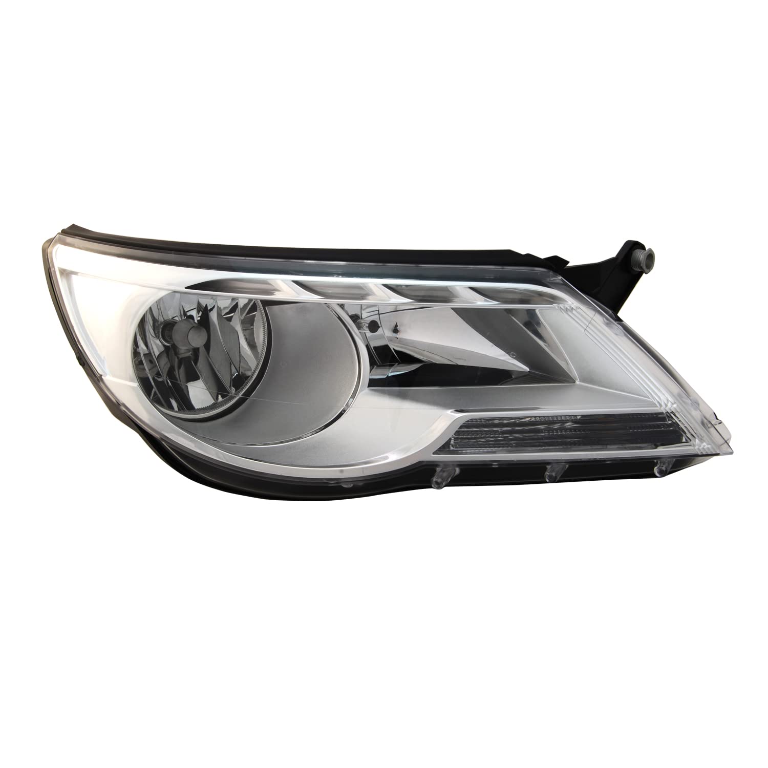 Left-Side TYC 20-9052-00 Headlight Assembly Compatible with 2009-2011 Volkswagen Tiguan
