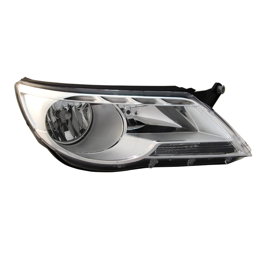 Left-Side TYC 20-9052-00 Headlight Assembly Compatible with 2009-2011 Volkswagen Tiguan