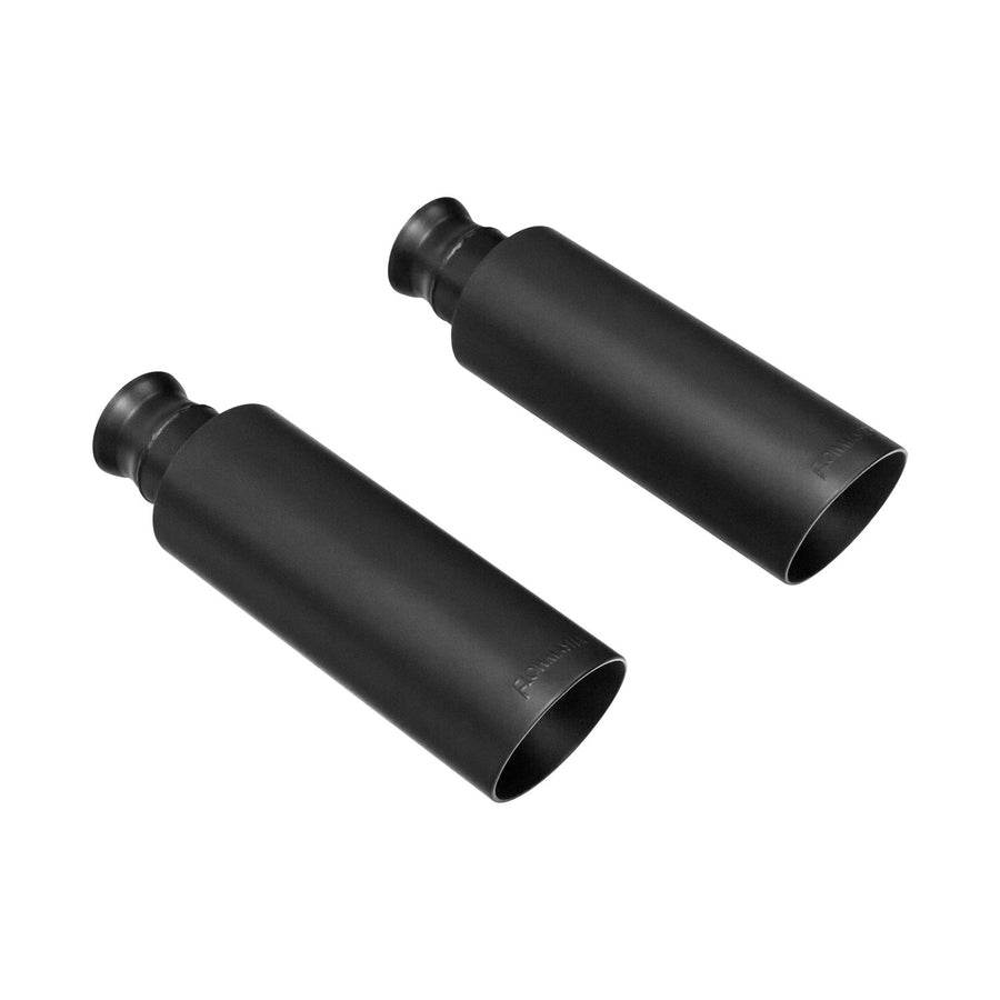 Flowmaster Exhaust Tip 15356B 4 Inch Angle Cut Black Ceramic Coated 304 Stainless Steel Compatible with 2009-2024 Classic Body RAM 1500 5.7L Hemi with Factory Dual Exhaust