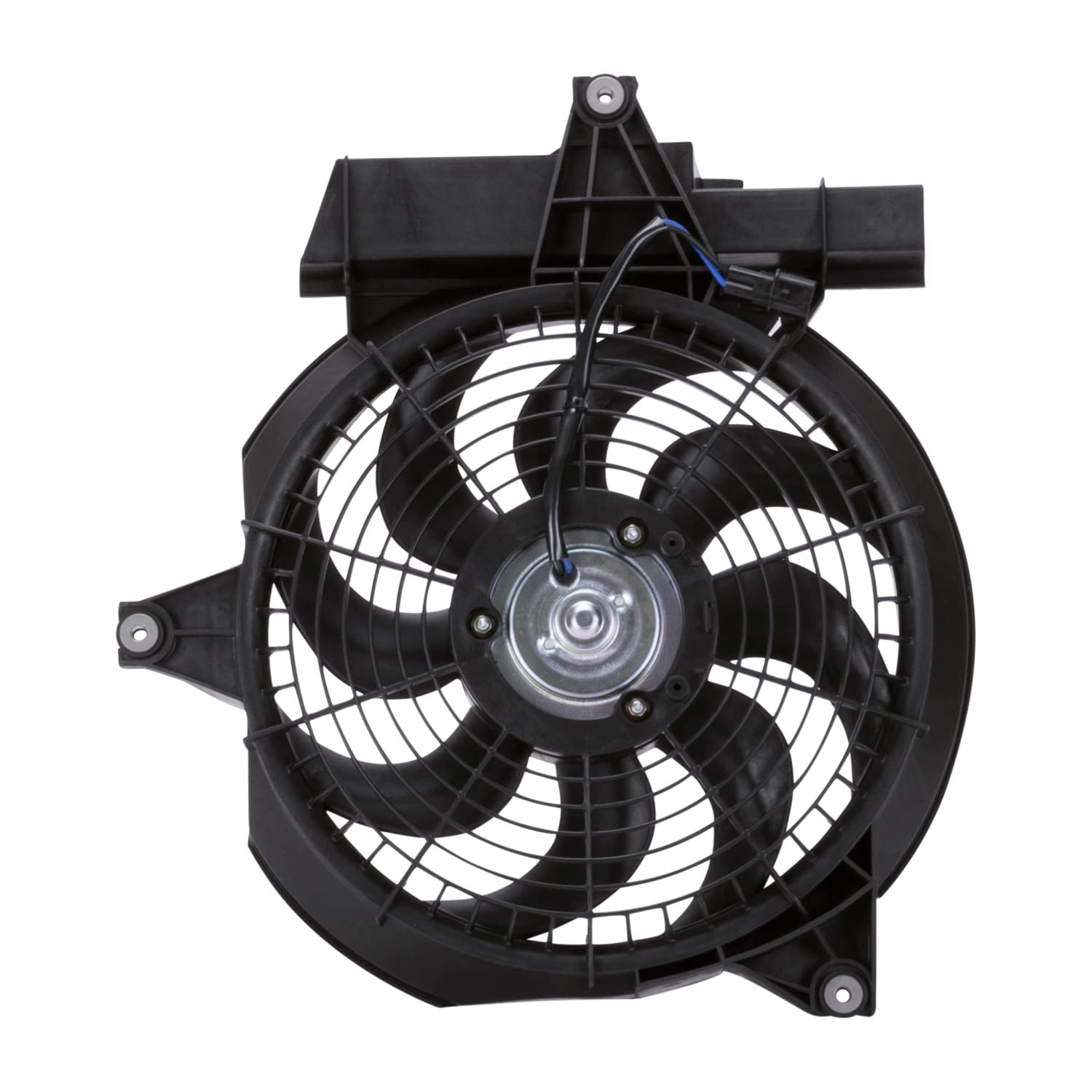 Hyundai Santa FE TYC 610610 Replacement Condenser Cooling Fan Assembly