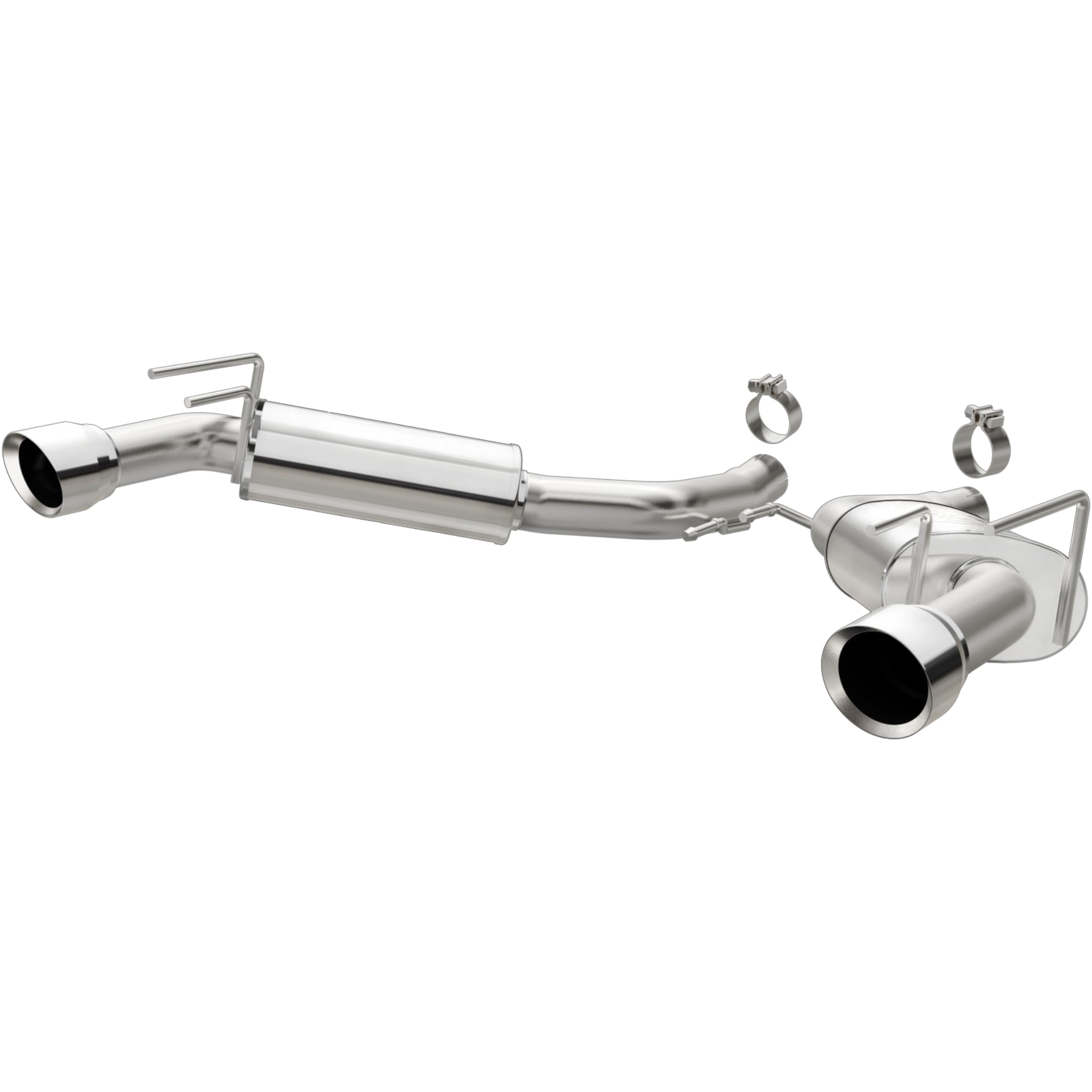 Performance Exhaust MagnaFlow System 19185: Axle-Back, Street Series, Compatible with 2014-2015 Chevrolet Camaro, Dual Split Rear Exit Style