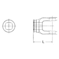 20-9129 NEAPCO Power Take Off Weld Yoke