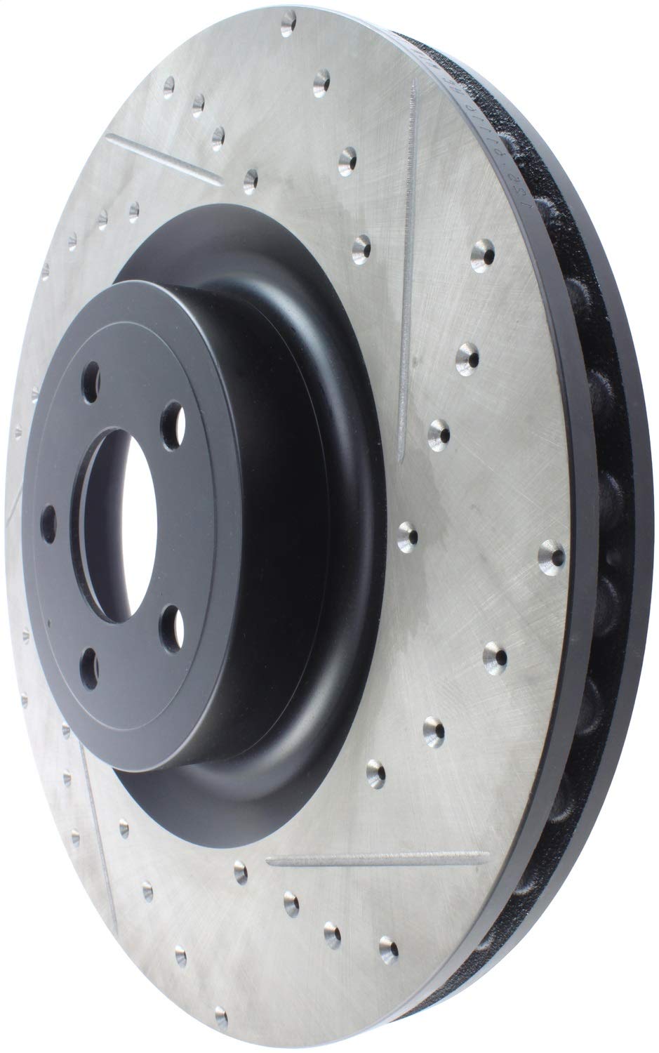 Sport Drilled/Slotted Brake Rotor StopTech 127.61116L (Front Left), 1 Pack