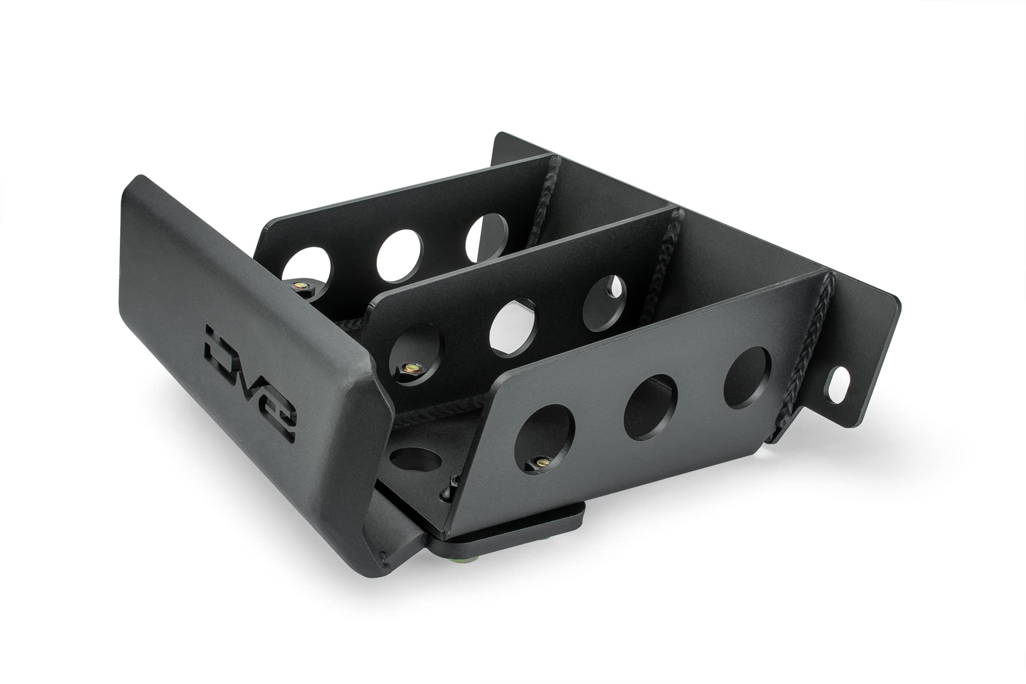 SRGL-01 | DV8 Offroad | Rock Slider for 2020-22 Gladiator JT | Rear Bedside | High Clearance | Plated Armor Style | Fully Gusseted Steel Construction | No Drill Install