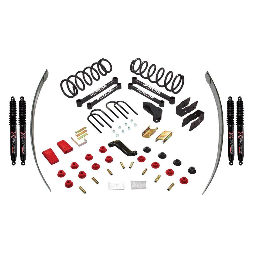 Skyjacker Suspension Lift Kit D4510K-B w/Shock Black MAX Shocks 5 in. Lift