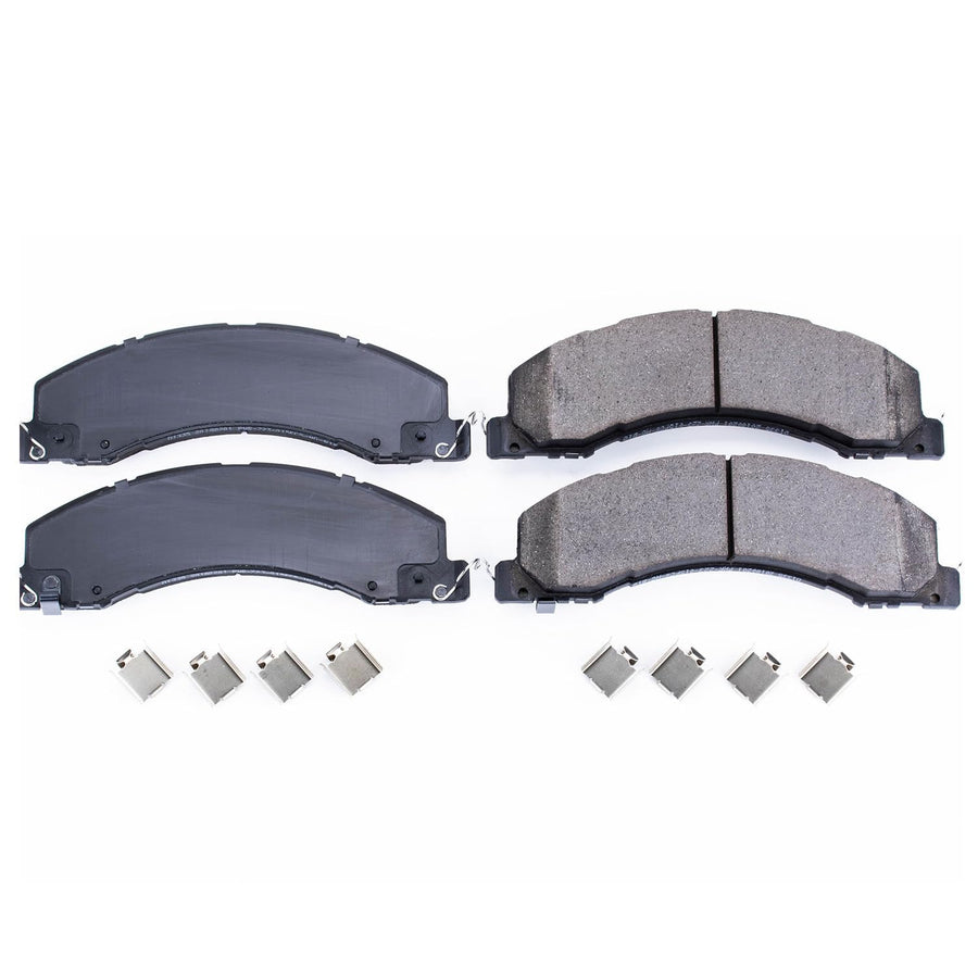 Power Stop Z17 17-1335 Rear Ceramic Brake Pads with Hardware For Dodge Ram 4500, Dodge Ram 5500, Ram 4500, Ram 5500 2011-2023/Dodge Ram 4500, Dodge Ram 5500, Ram 4500, Ram 5500 [Model Specific]